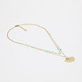 Collier Santorin Amazonite - Laiton Doré