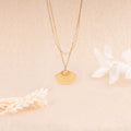 Collier Santorin Quartz - Laiton Doré