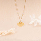 Collier Santorin Quartz - Laiton Doré