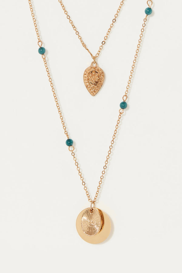 Collier Sainte Lucie - Laiton Doré
