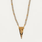 Collier Maitum Résine - Laiton Doré