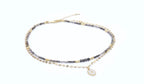 Collier Norala Résine Blanche - Laiton Doré