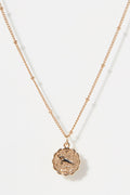 Collier Médaille Astrologique Bélier - Laiton Doré