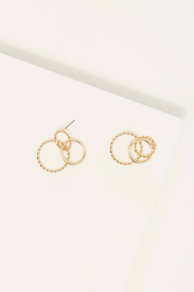 Boucles D'Oreilles - Laiton Doré