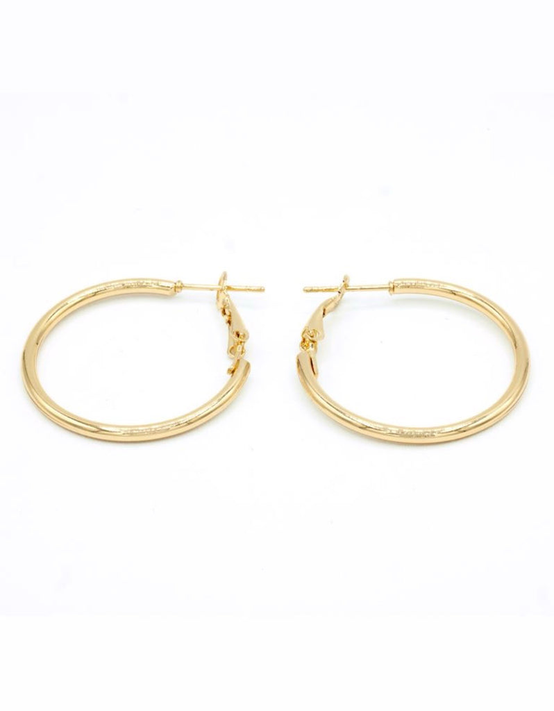 Boucles D'Oreille- Laiton Doré