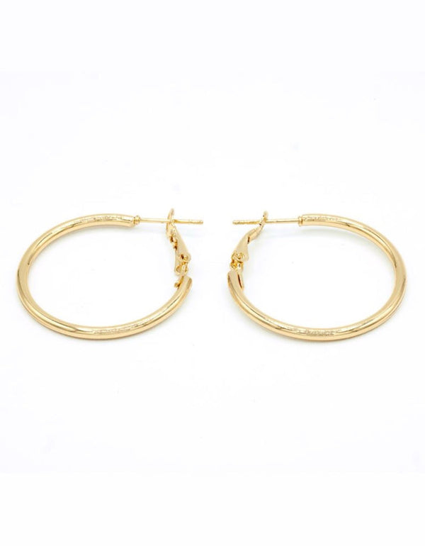 Boucles D'Oreille- Laiton Doré
