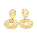 Boucles D'Oreille- Laiton Doré
