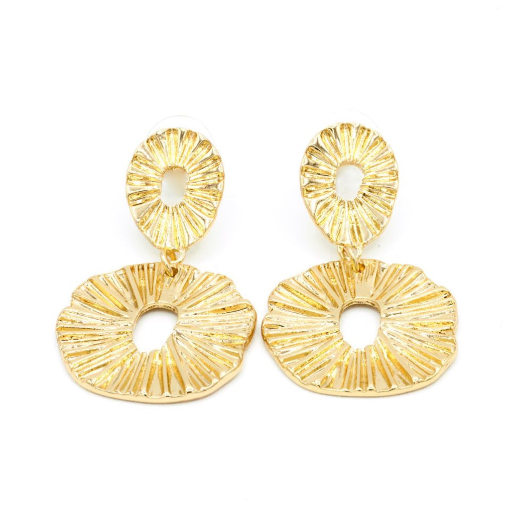 Boucles D'Oreille- Laiton Doré