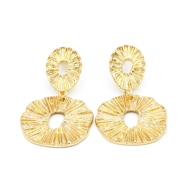 Boucles D'Oreille- Laiton Doré