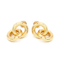 Boucles D'Oreille- Laiton Doré