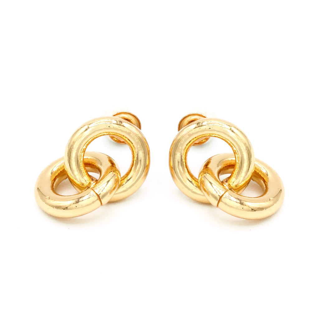 Boucles D'Oreille- Laiton Doré