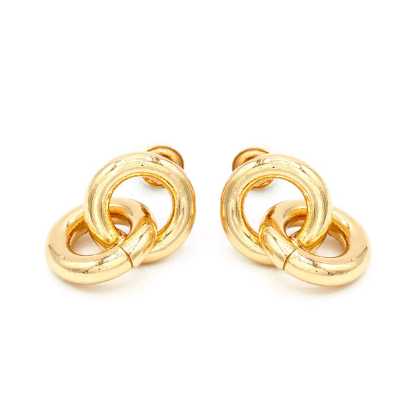 Boucles D'Oreille- Laiton Doré