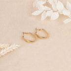 Boucles D'Oreilles Fakarava - Laiton Doré