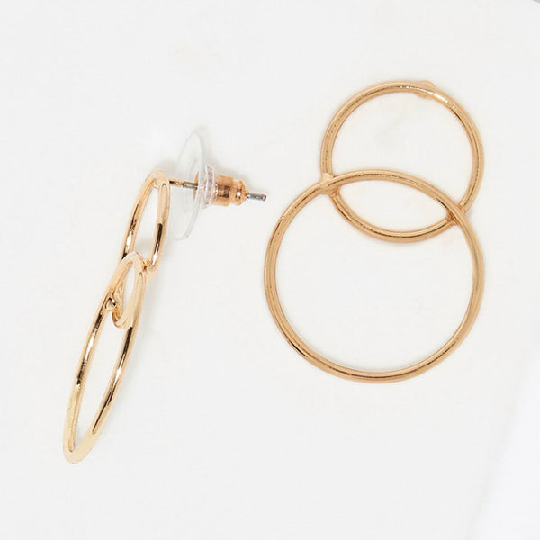 Boucles D'Oreilles Tuamotu - Laiton Doré