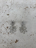 Boucles D'Oreilles Double Dainty Flower