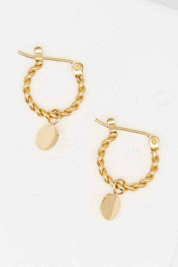 Boucles D'Oreilles - Laiton Doré
