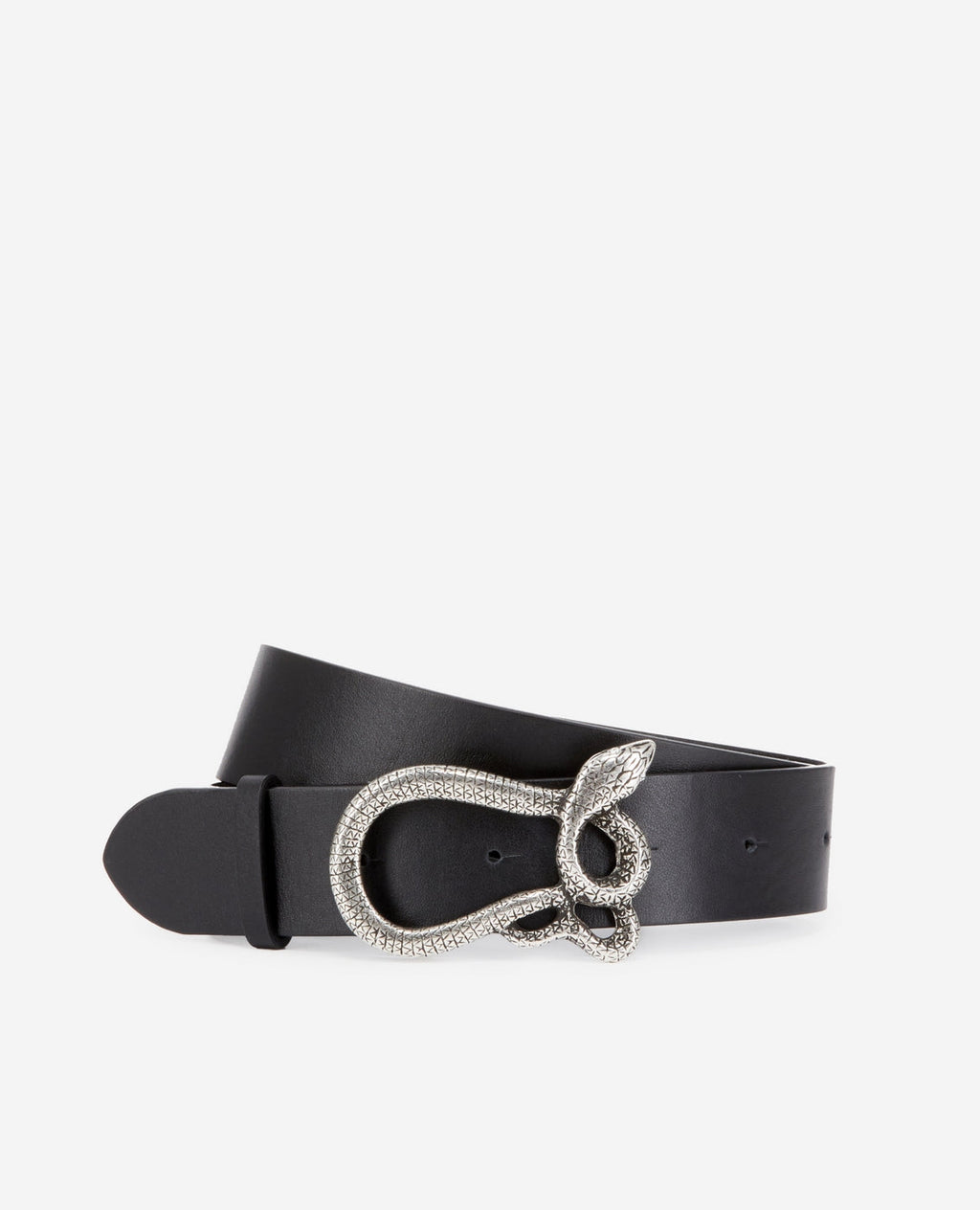 The Kooples - Ceinture En Cuir - Noir - Femme