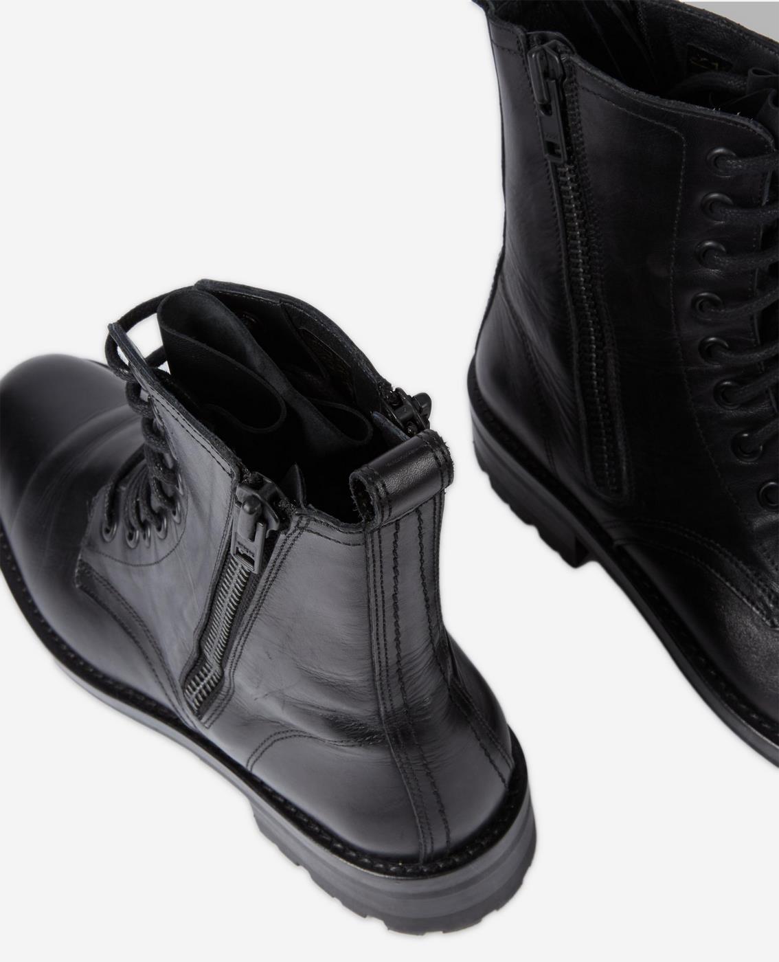 The Kooples - Bottines En Cuir - Noir