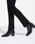 The Kooples - Bottines En Cuir Vinyle Avec Zip Interieur - Femme