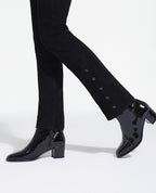 The Kooples - Bottines En Cuir Vinyle Avec Zip Interieur - Femme