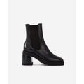 The Kooples - Bottines Chelsea En Cuir A Talon Haut - Femme