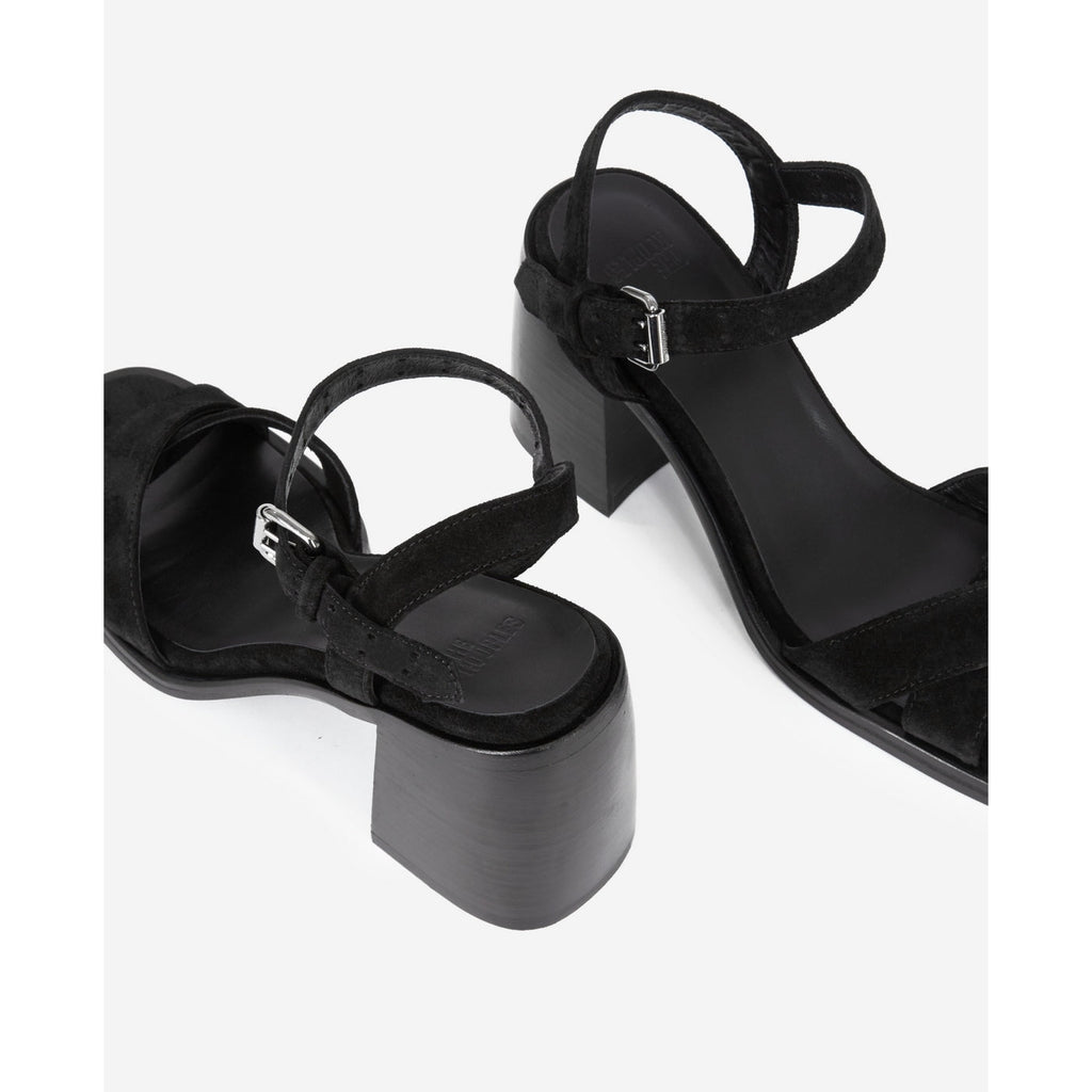 The Kooples - Sandales En Nubuck - Noir - Femme