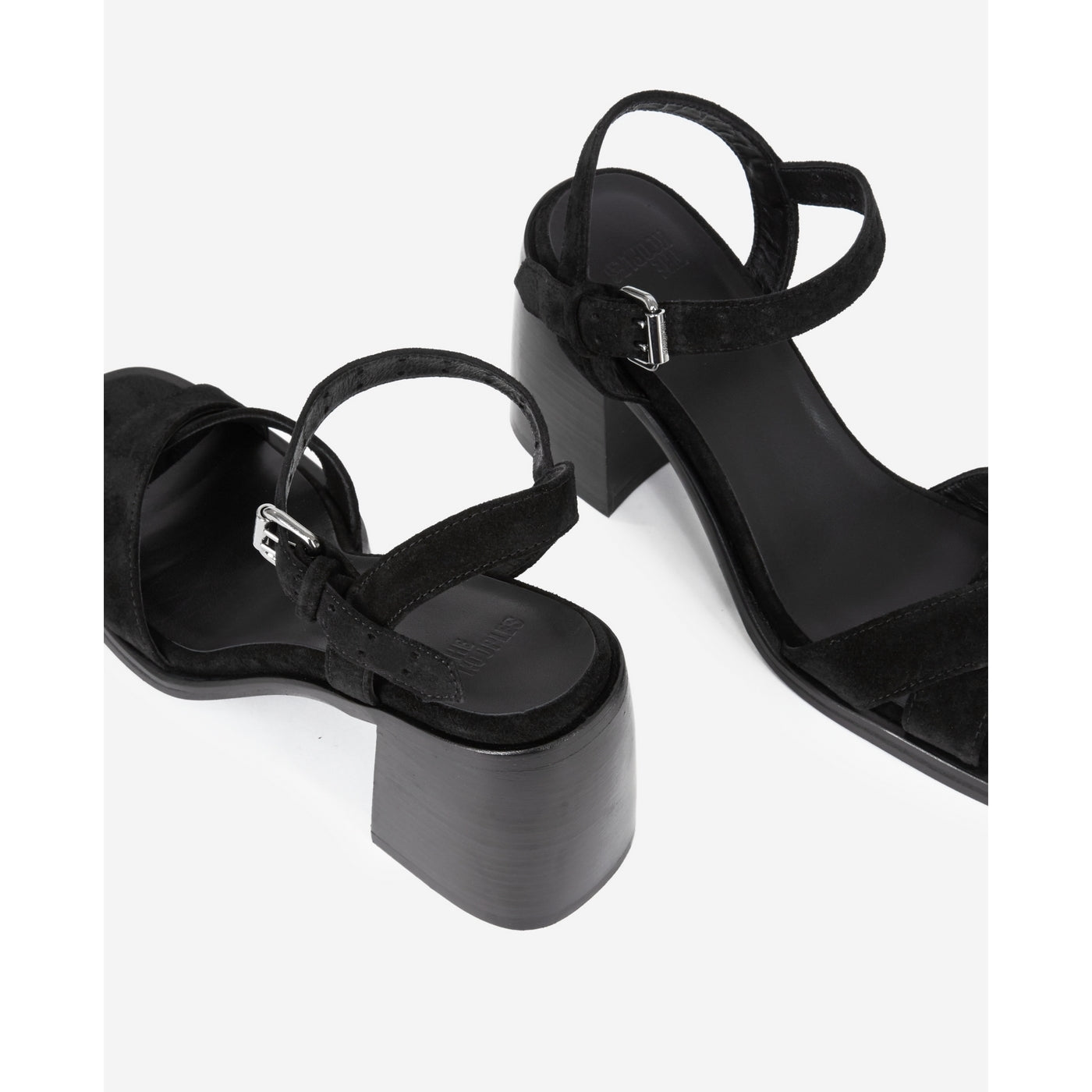 The Kooples - Sandales En Nubuck - Noir - Femme
