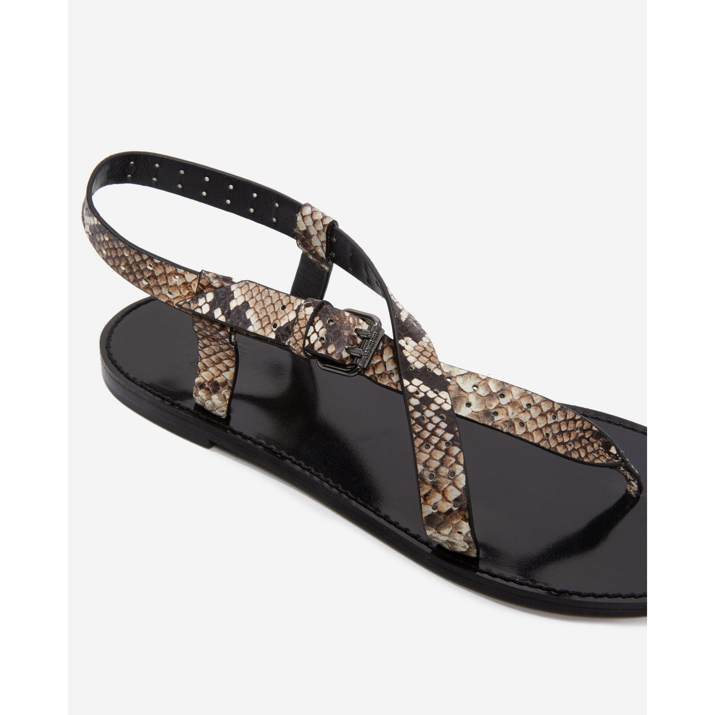 The Kooples - Sandales En Cuir - Beige - Femme