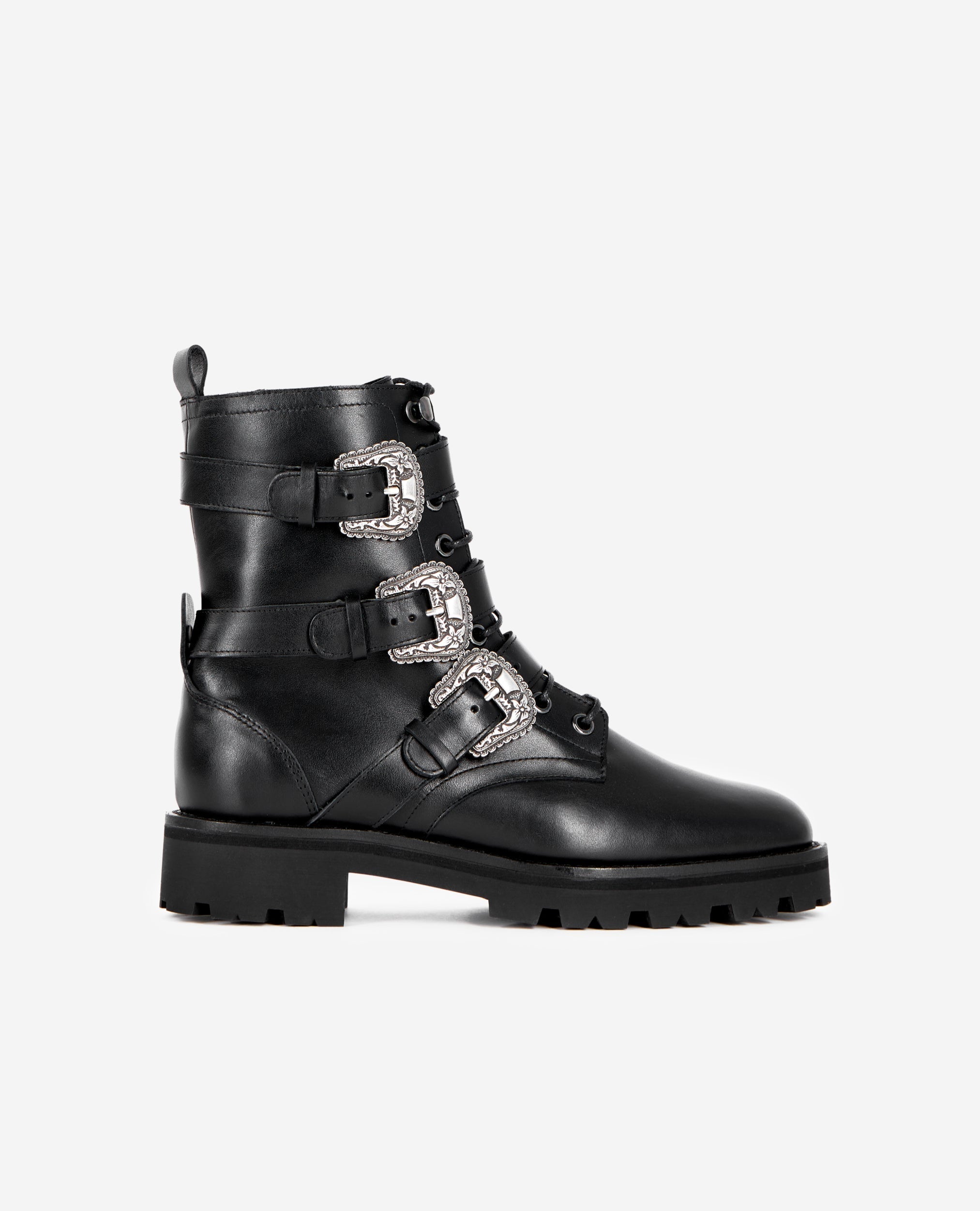 The Kooples - Bottes Rangers Avec Triple Sangles