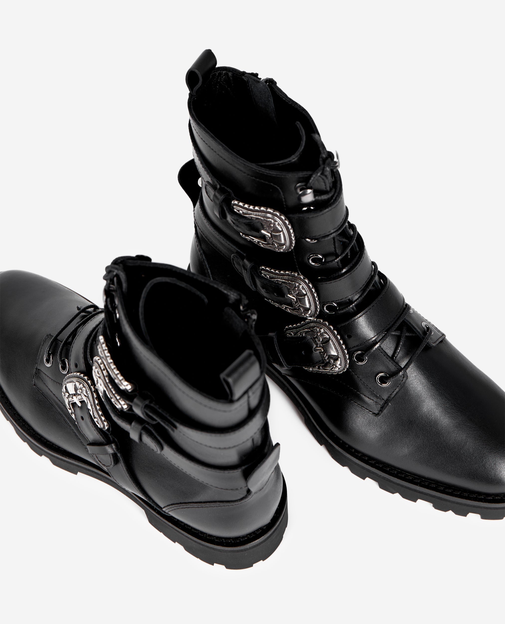 The Kooples - Bottes Rangers Avec Triple Sangles