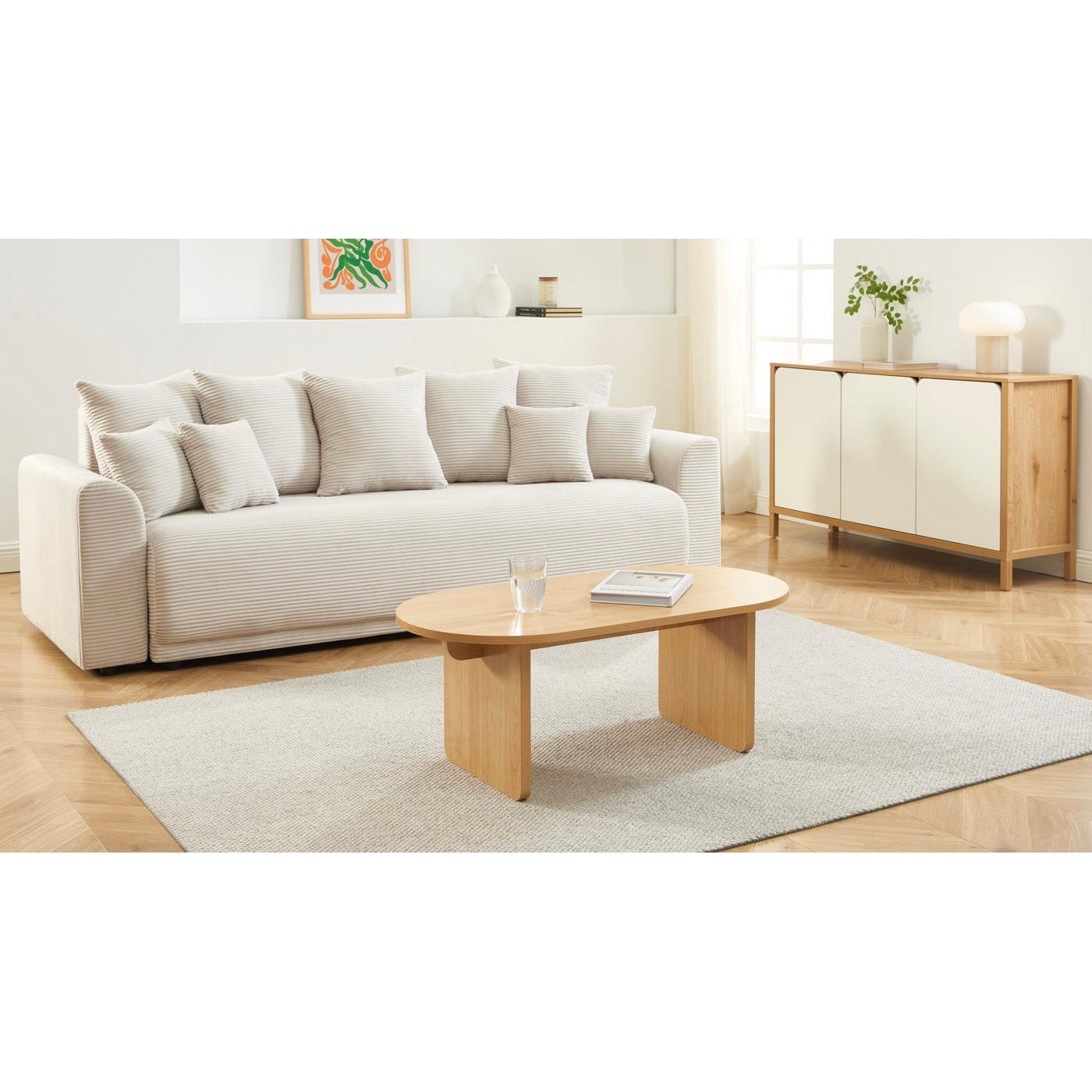 Affy - Table Basse - Effet Chêne