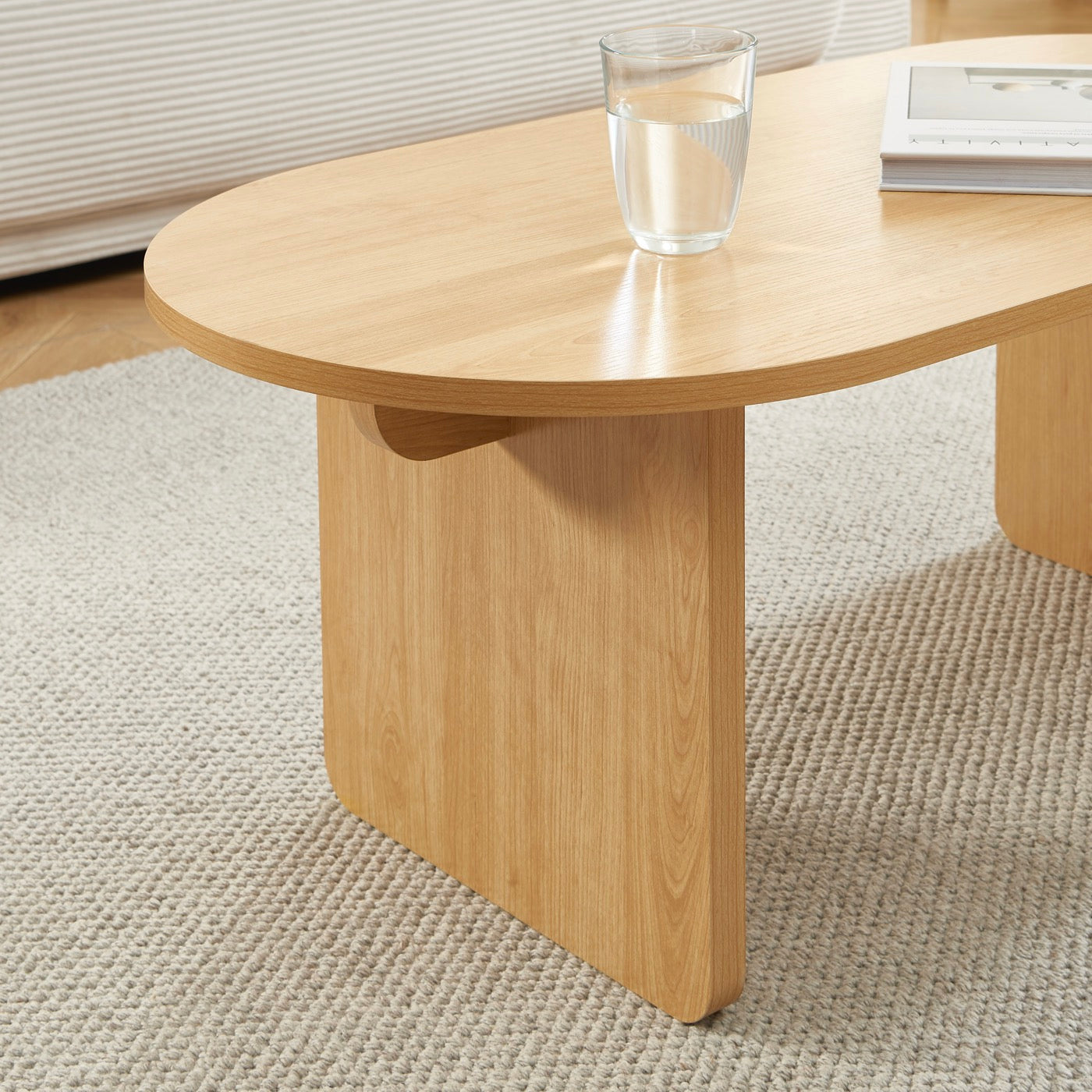 Affy - Table Basse - Effet Chêne