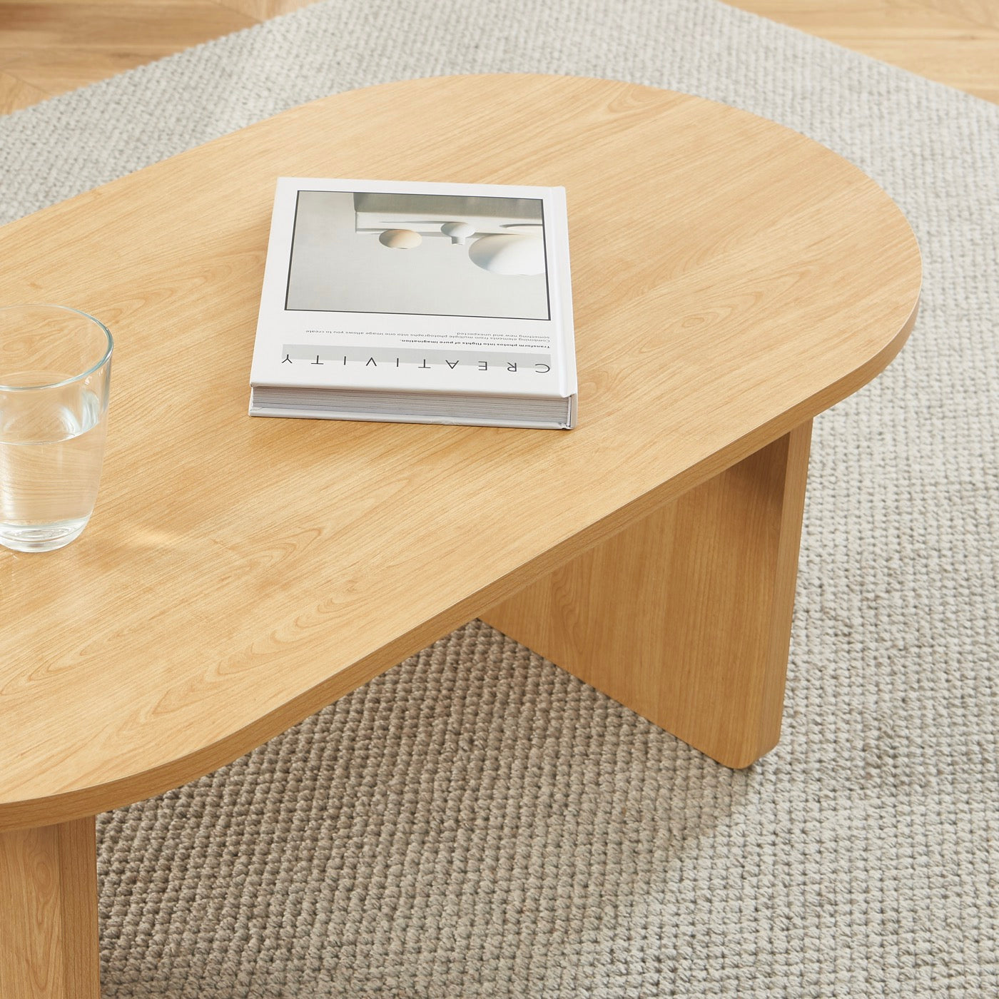 Affy - Table Basse - Effet Chêne