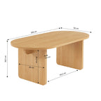 Affy - Table Basse - Effet Chêne