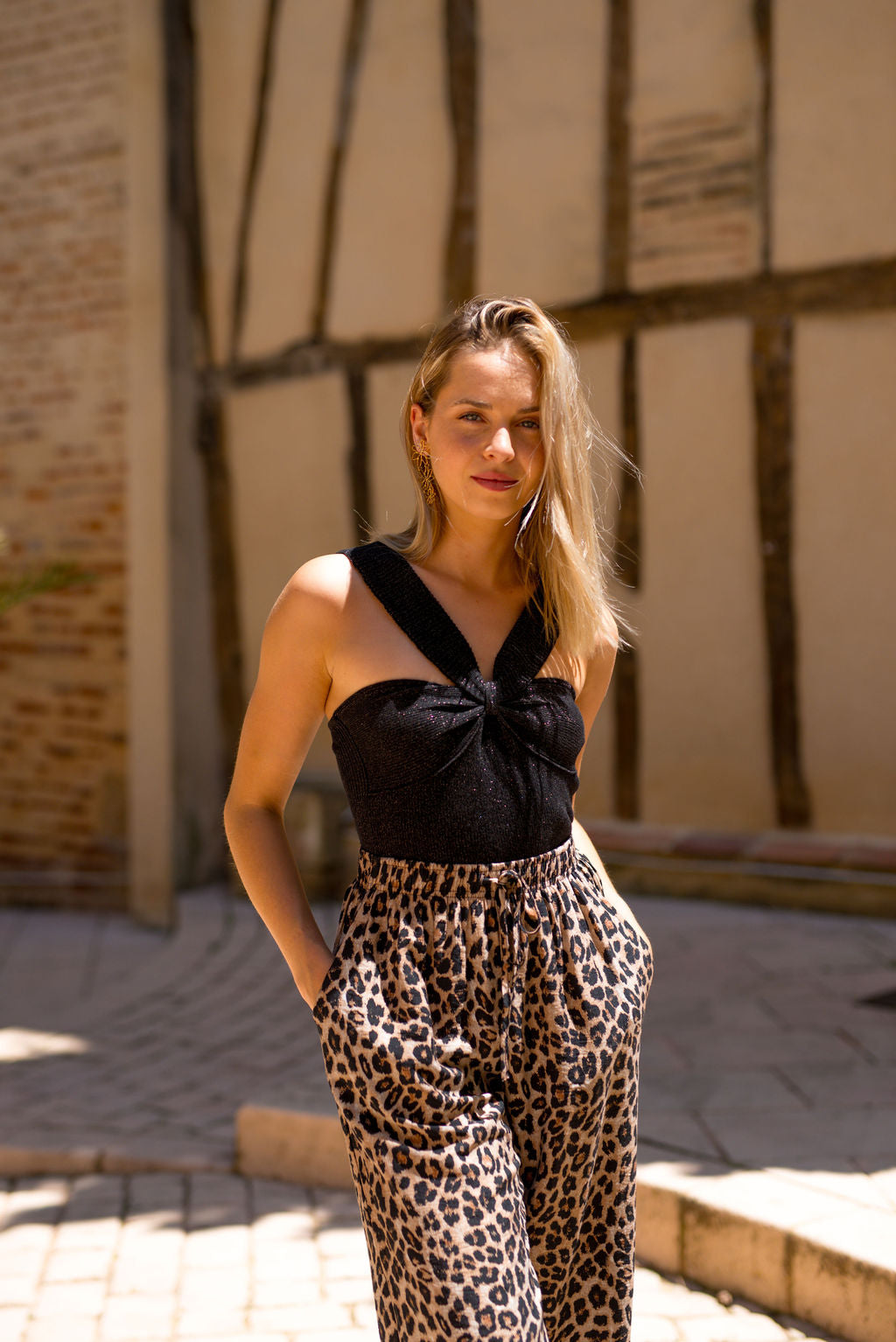 Top Kenza Noir