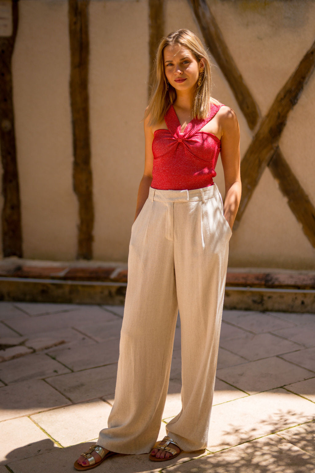 Top Kenza Framboise