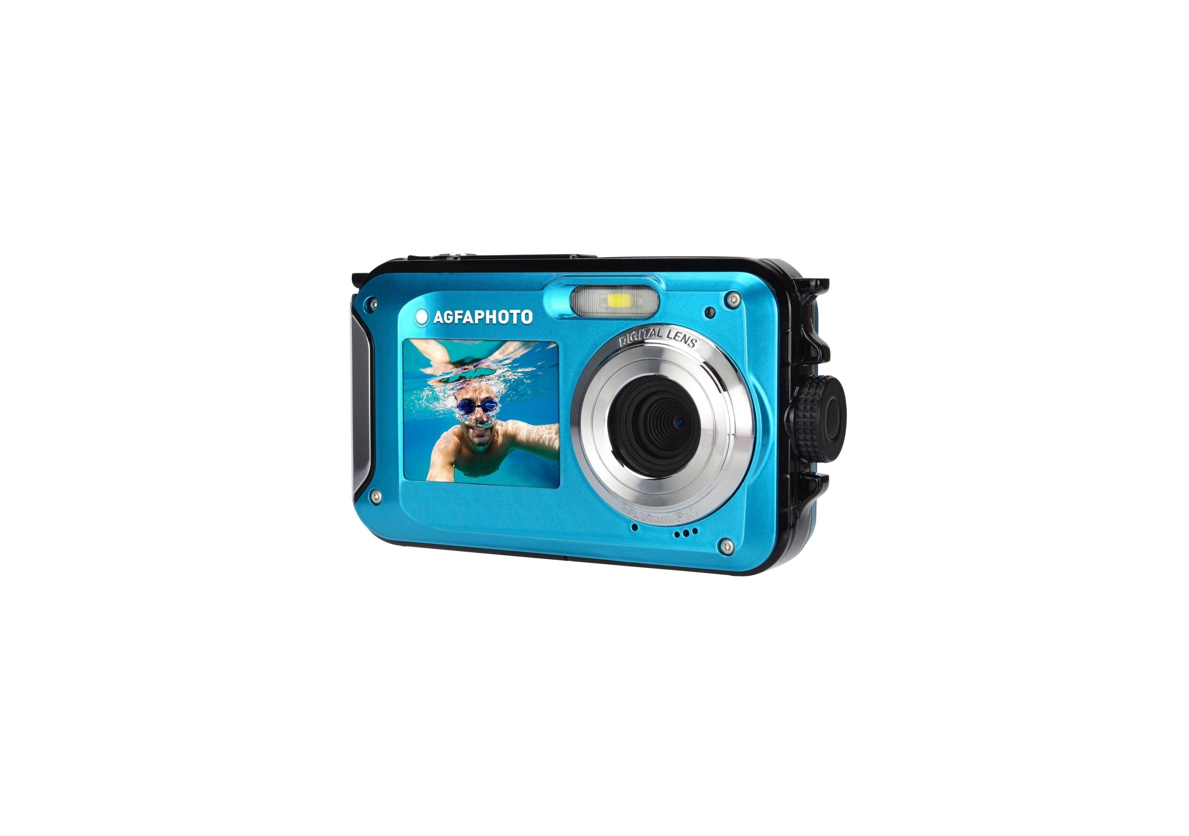 Appareil Photo Numérique Waterproof - Realishot WP8000 - Étanche 3m - Bleu - Carte Sd Offerte - Agfaphoto