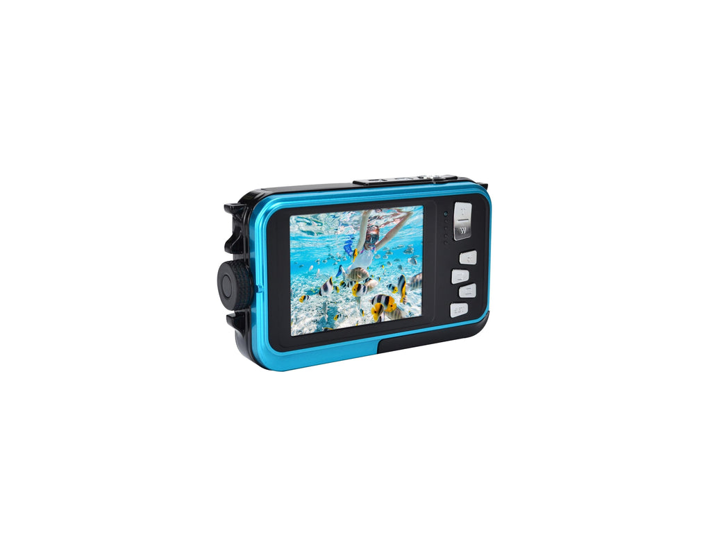 Appareil Photo Numérique Waterproof - Realishot WP8000 - Étanche 3m - Bleu - Carte Sd Offerte - Agfaphoto