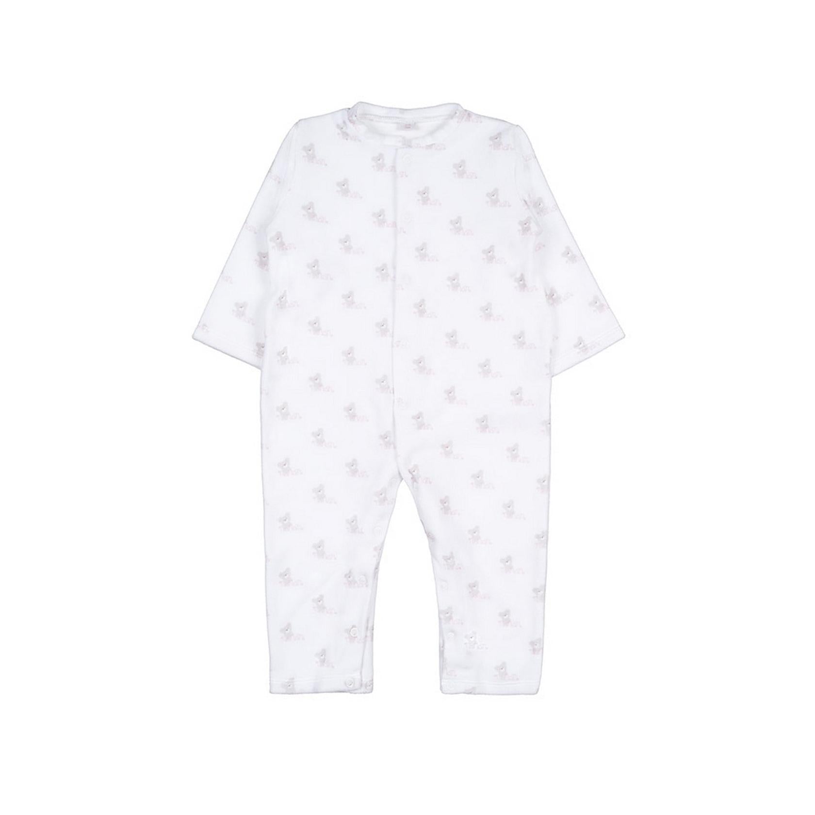Barboteuse Rose Ouverte Sur Le Devant