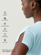 T-Shirt Aina - Bleu Doux - Femme