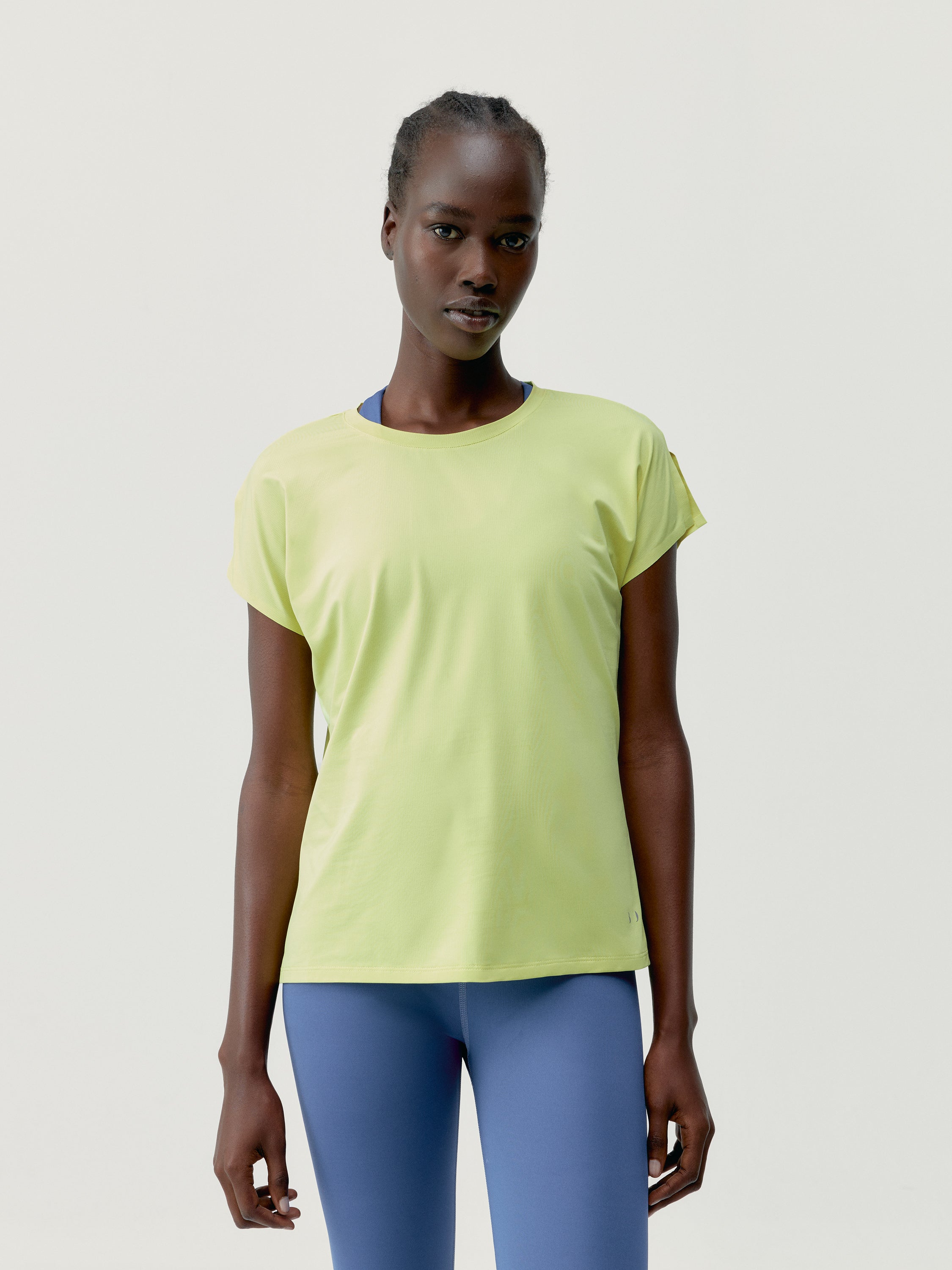 T-Shirt Aina - Jaune Vert - Femme