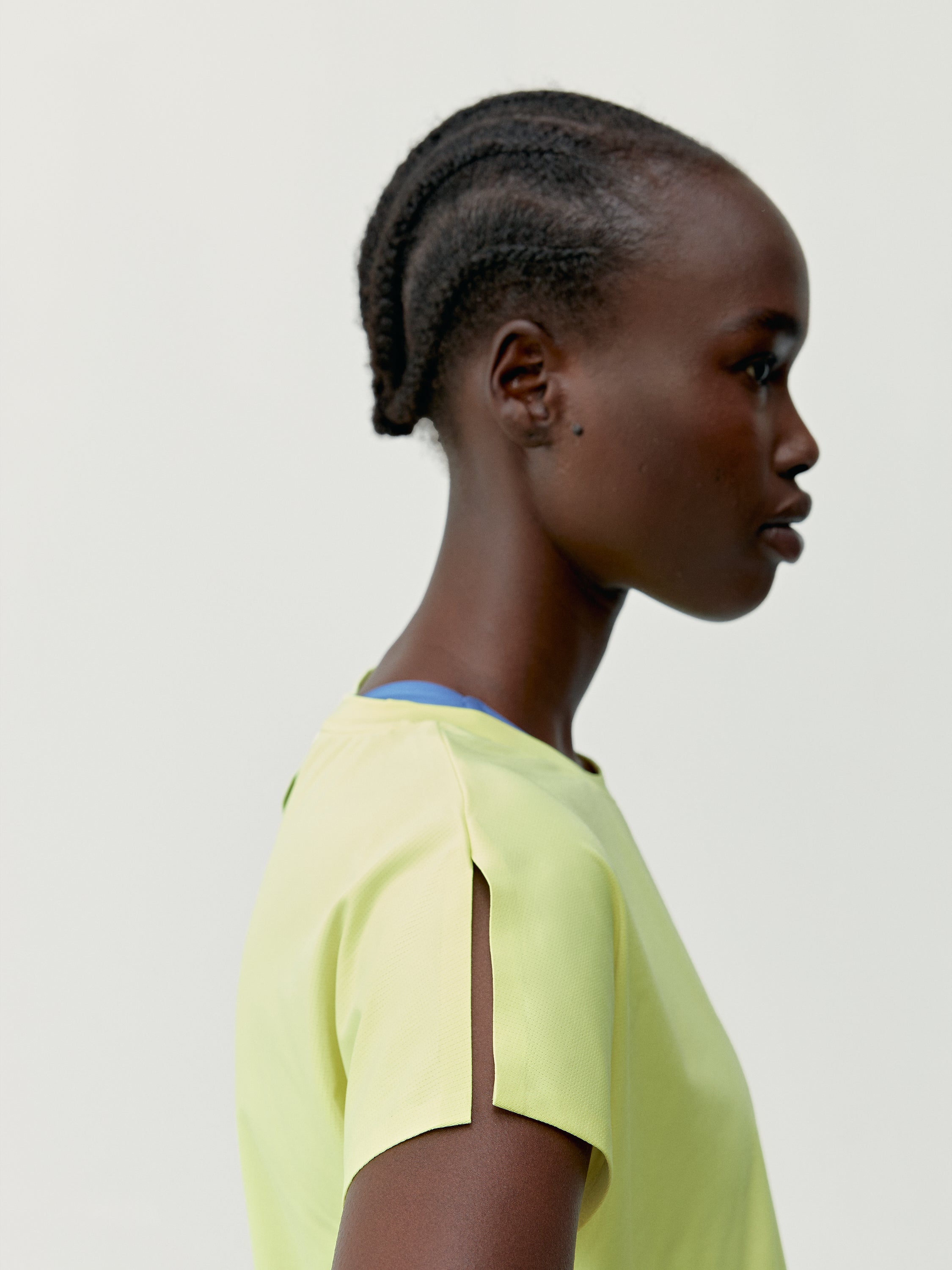 T-Shirt Aina - Jaune Vert - Femme