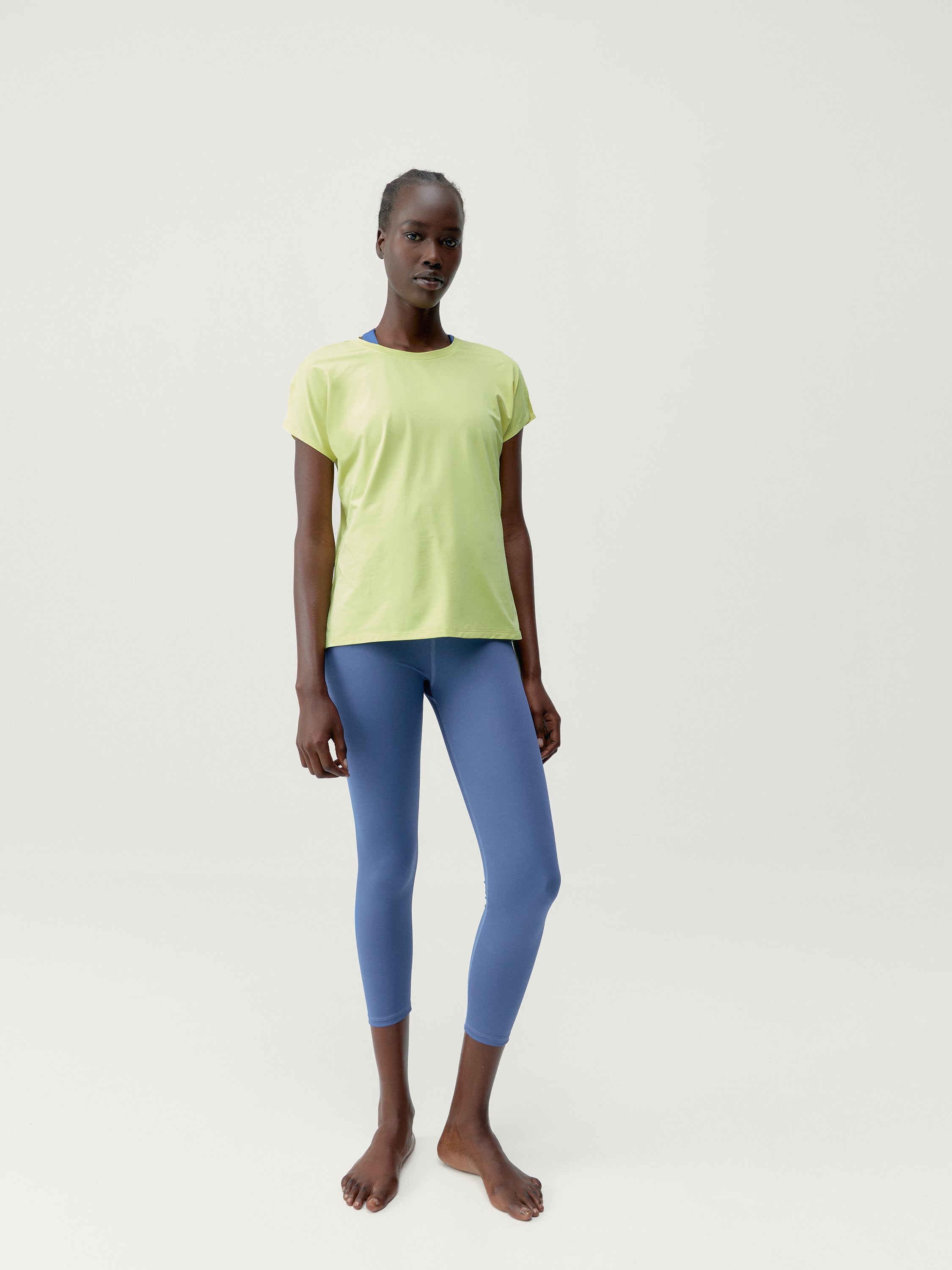 T-Shirt Aina - Jaune Vert - Femme