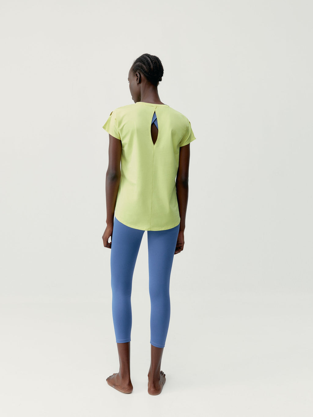 T-Shirt Aina - Jaune Vert - Femme