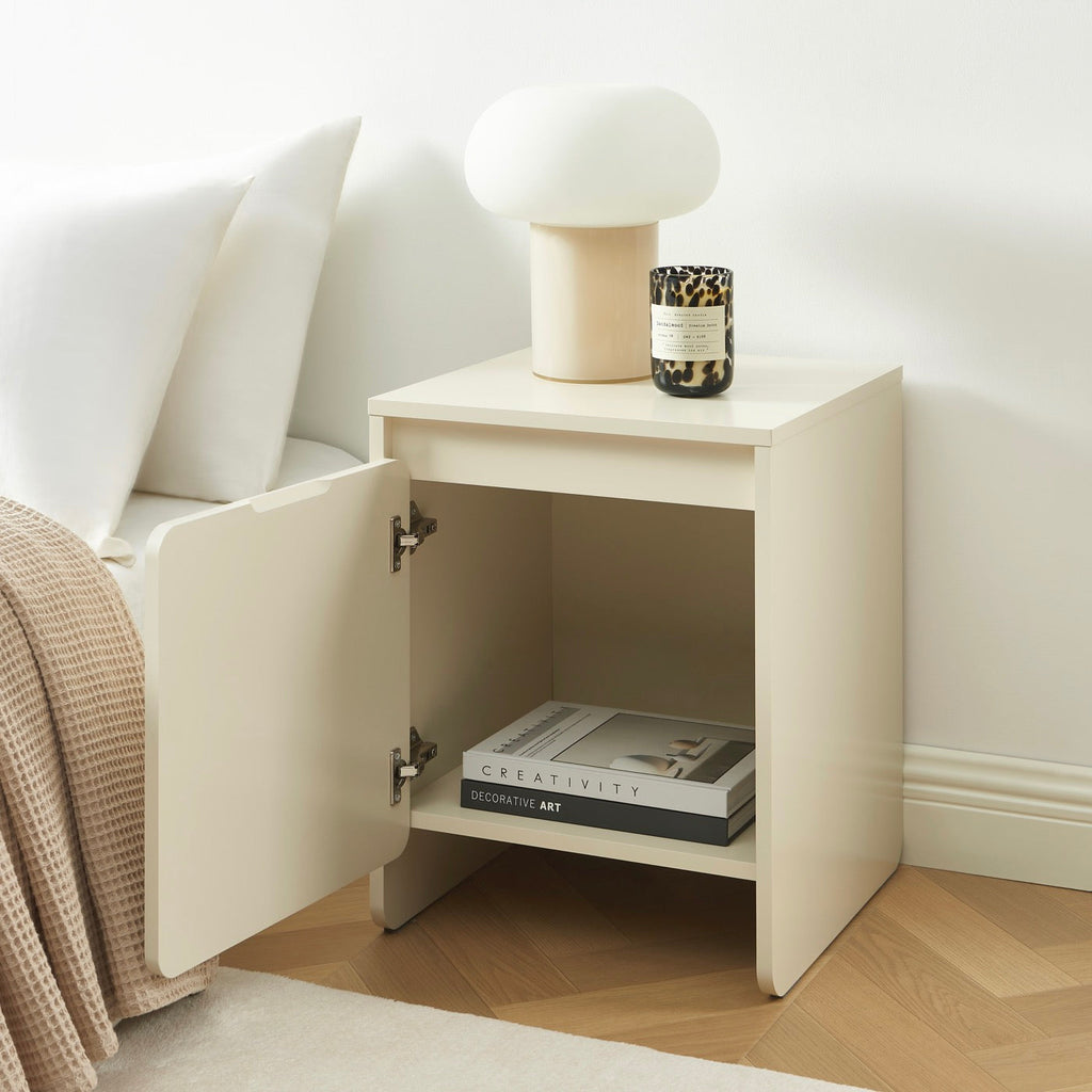 Akka - Table De Chevet - Beige