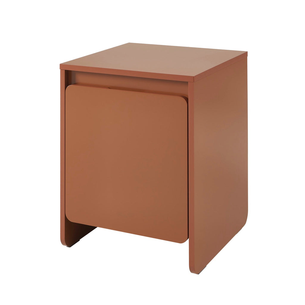 Akka - Table De Chevet - Marron Chocolat