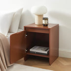 Akka - Table De Chevet - Marron Chocolat