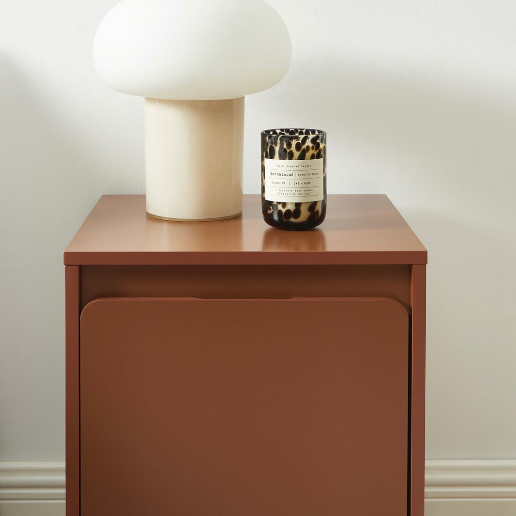 Akka - Table De Chevet - Marron Chocolat