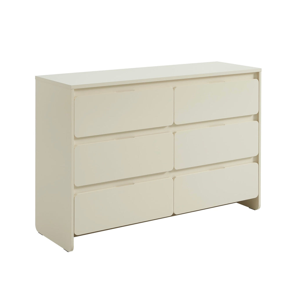 Akka - Commode 6 Tiroirs - Beige