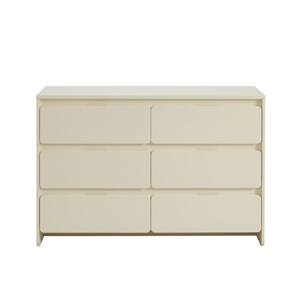 Akka - Commode 6 Tiroirs - Beige